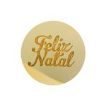 Medalha de Acrílico Para Panetone Feliz Natal 1 Un 