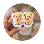 Moldes de Silicone Ursos Ursinhos Menina Escolha 1 Un