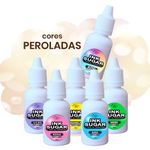 Tinta Alimentícia Ink Sugar PEROLADO 15ml Escolha 1 Un
