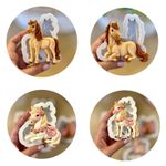Molde de Silicone Cavalos Cowboy / Fazendinha Escolha 1 Un