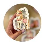 Molde de Silicone Cavalos Cowboy / Fazendinha Escolha 1 Un