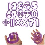 Kit Cortadores de Numeros Gigante 8cm