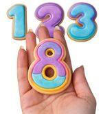 Kit Cortadores de Numeros Gigante 8cm