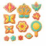 Kit Marcadores de Molduras Arabesco e Flores 14 Pçs