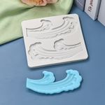 Molde de Silicone Acabamento de Ondas 2 Cav