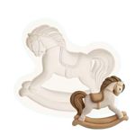 Molde de Silicone Cavalo Cavalinho de Balanço