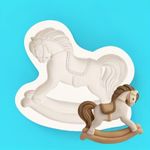 Molde de Silicone Cavalo Cavalinho de Balanço