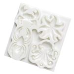 Molde de Silicone Animais do Oceano / Fundo do Mar 4 Cav