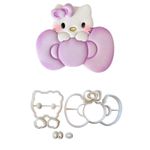 Cortador Hello Kitty Com Laço 7,5cm