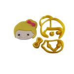 Cortador Rosto de Menina Universal 4cm