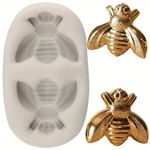 Molde de Silicone Mini Abelhas 2 Cav
