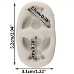 Molde de Silicone Mini Abelhas 2 Cav