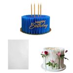 Kit 3 Folhas de Papel Arroz Branca A4