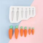 Molde de Silicone Cenouras da Páscoa 6 Cav