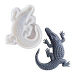 Molde de Silicone Jacaré / Crocodilo