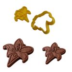Cortador e Marcador de Flor Biscoitos e Pasta Americana