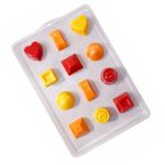 Forma Mini Docinhos Variados 12 Cav Simples para Chocolate
