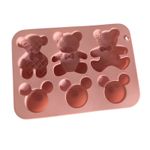 Forma de Silicone Ursos Ursinhos 6 Cav