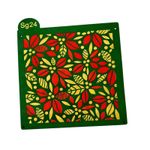 Stencil Textura Folhas e Flores Diversas SG24 Doces e Bolos