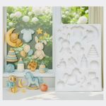 Molde de Silicone Chá de Bebê Brinquedos 18 Cav