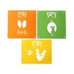 Kit Stencils de Páscoa Estampas 3 Uni DN66