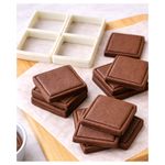 Cortador 4 Quadrados Para Decorar Biscoitos e Doces