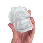 Molde de Silicone Esquilo Baby Com Noz