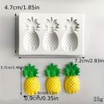 Molde de Silicone Frutas Escolha - Morango ou Abacaxi