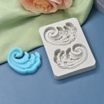 Molde de Silicone Acabamento de Ondas 2 Cav