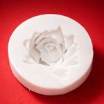 Molde de Silicone Rosa de Inverno para Decorar Jardim