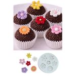 Molde De Silicone Flores Diversas Mod 2