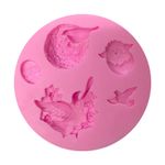 Molde De Silicone Passarinhos, Páscoa, Batizado