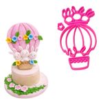 Cortador Casal de Coelhos No Balão Decorar Páscoa