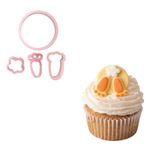 Cortador Coelho da Páscoa Escondido Cupcake 5,5cm