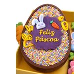 Cortador Rosto Coelho e Cenoura Para Decorar Páscoa