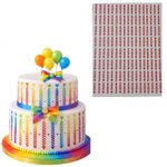 Stencil Velas de Aniversário DN60