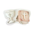 Molde de Silicone Religião - Bíblia e Cálice