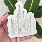 Molde de Silicone Religião Igreja Vintage Mod 2