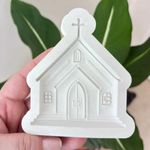 Molde de Silicone Religião Igreja Vintage Mod 1