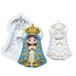 Molde de Silicone Religião - Santa Nossa Senhora Baby Mod 1