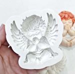 Molde de Silicone Religião - Anjo Anjinho Baby Cut