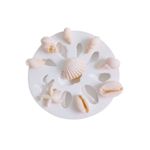 Molde de Silicone Conchas do Fundo do Mar e Moana 9 Cav