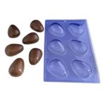 Forma Ovo de Páscoa Liso 100g Profissional 3 Partes