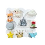 Molde de Silicone Apliques do Pequeno Príncipe 9 Cav 