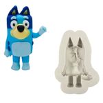 Molde de Silicone Cachorro As Aventuras de Bluey Mod 2