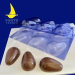 Forma Ovo de Páscoa Liso 150g Profissional 3 Partes