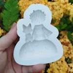 Molde de Silicone Pequeno Príncipe Sentado 