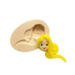 Molde de Silicone Rosto da Princesa Rapunzel