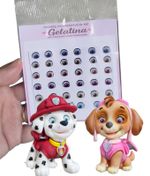 Olhos Comestiveis de Gelatina - Modelo Patrulha Canina G