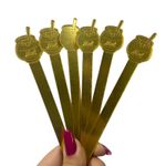 Palitos de Acrílico Tema Pote de Mel Ursinho Pooh 6 Un